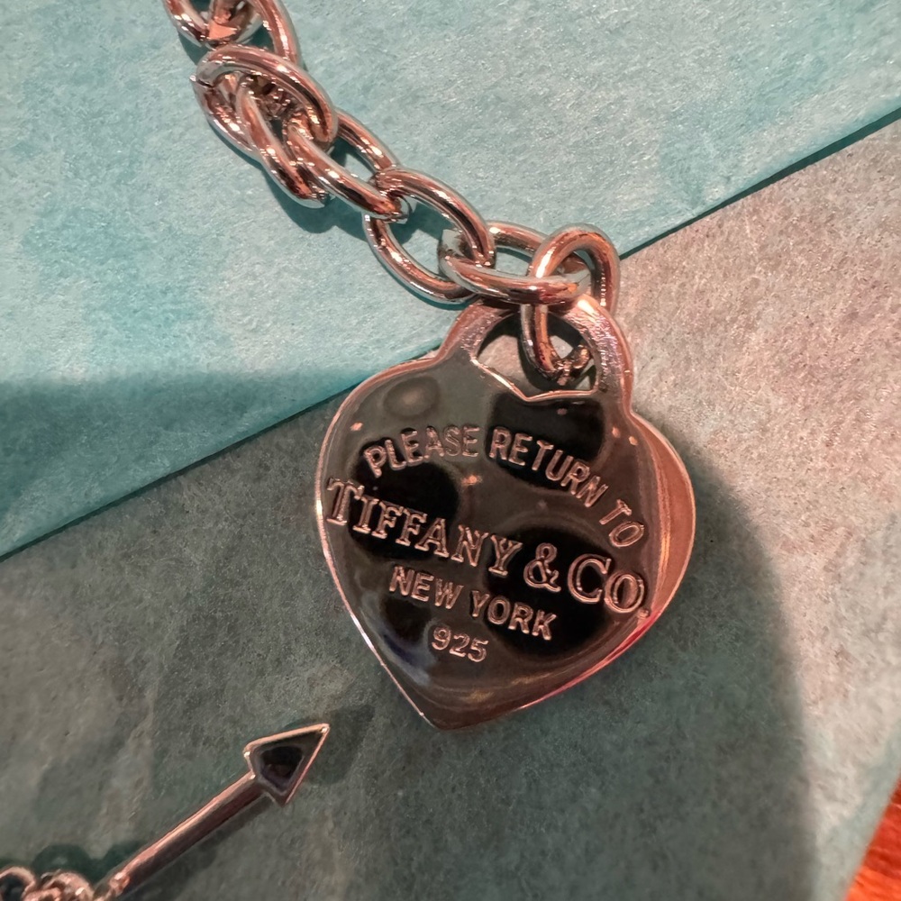 Tiffany & Co. Silver Heart Tag Necklace